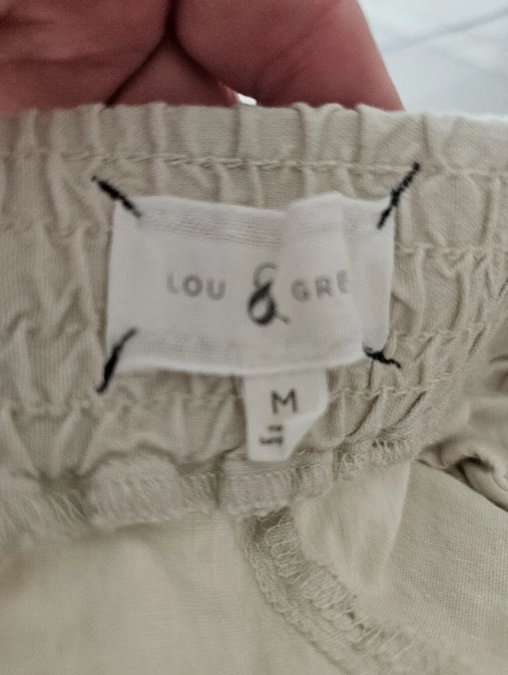Lou & Grey Linen Blend Casual Summer Pants In M - Picture 6 of 6